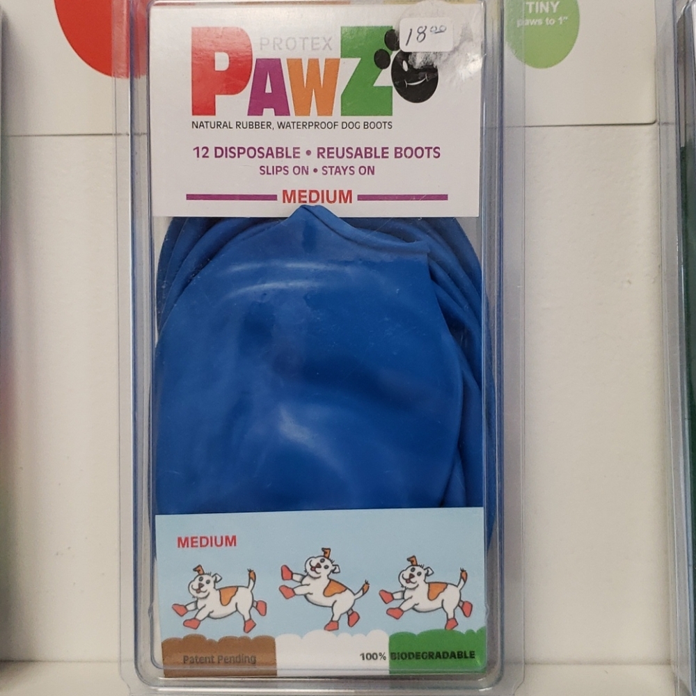 Pawz Medium Disposable Rubber Dog Boots